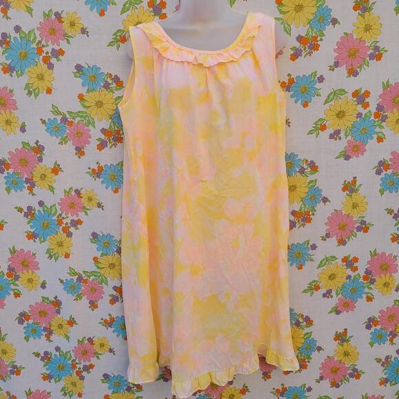 60s/70s philmaid floral night gown - Picture 1 of 7